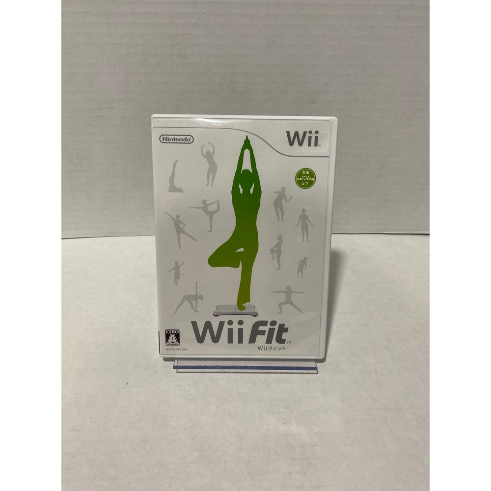 Nintendo Wii Fit Video Game Japanese Import NTSC-J CIB White Excellent